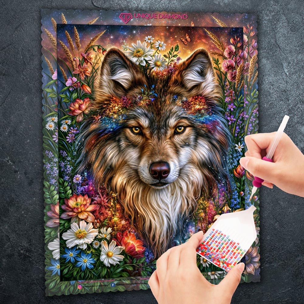 5D Diamond Painting – Wolfsgeist Floran