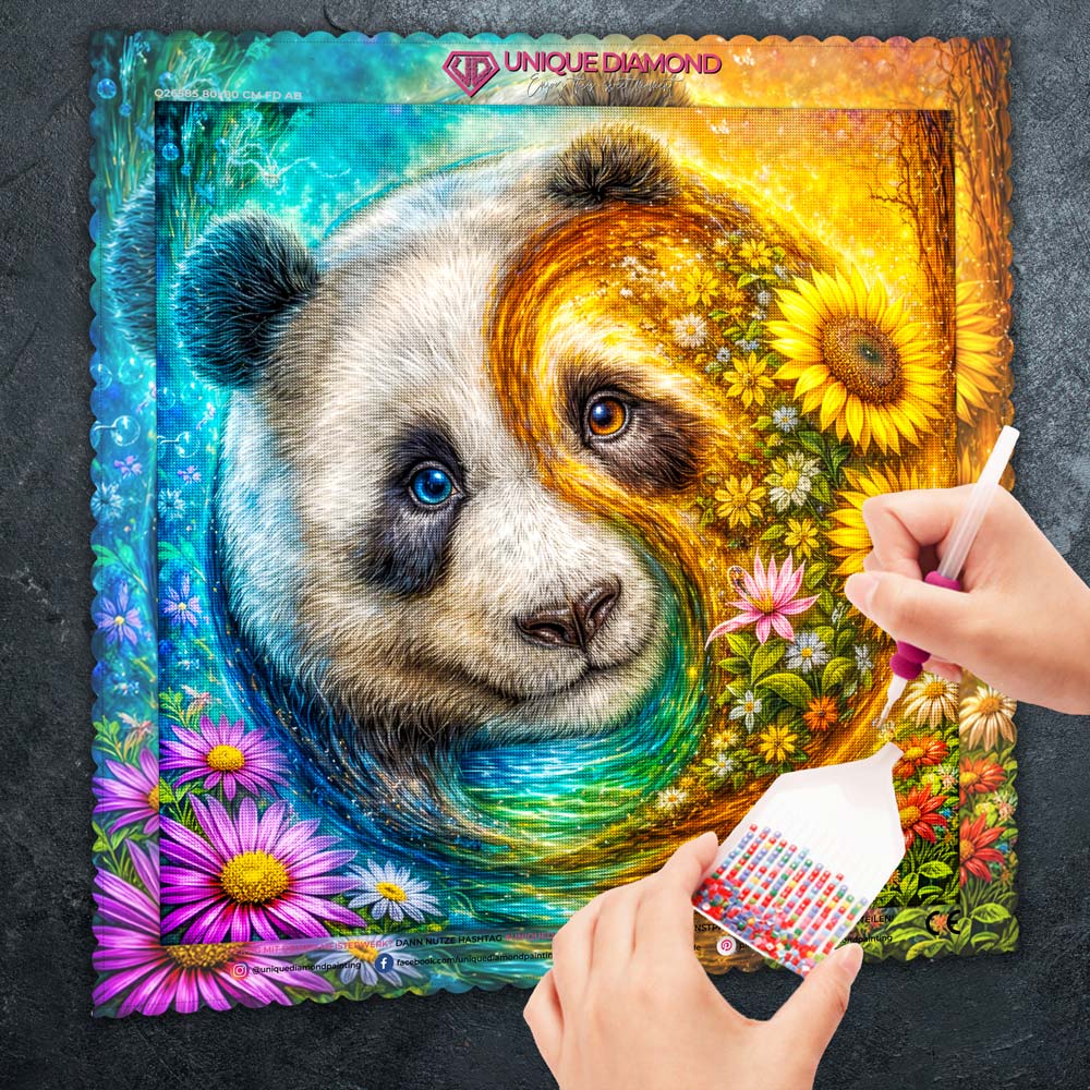 5D Diamond Painting – Yin & Bloom Unique-Diamond
