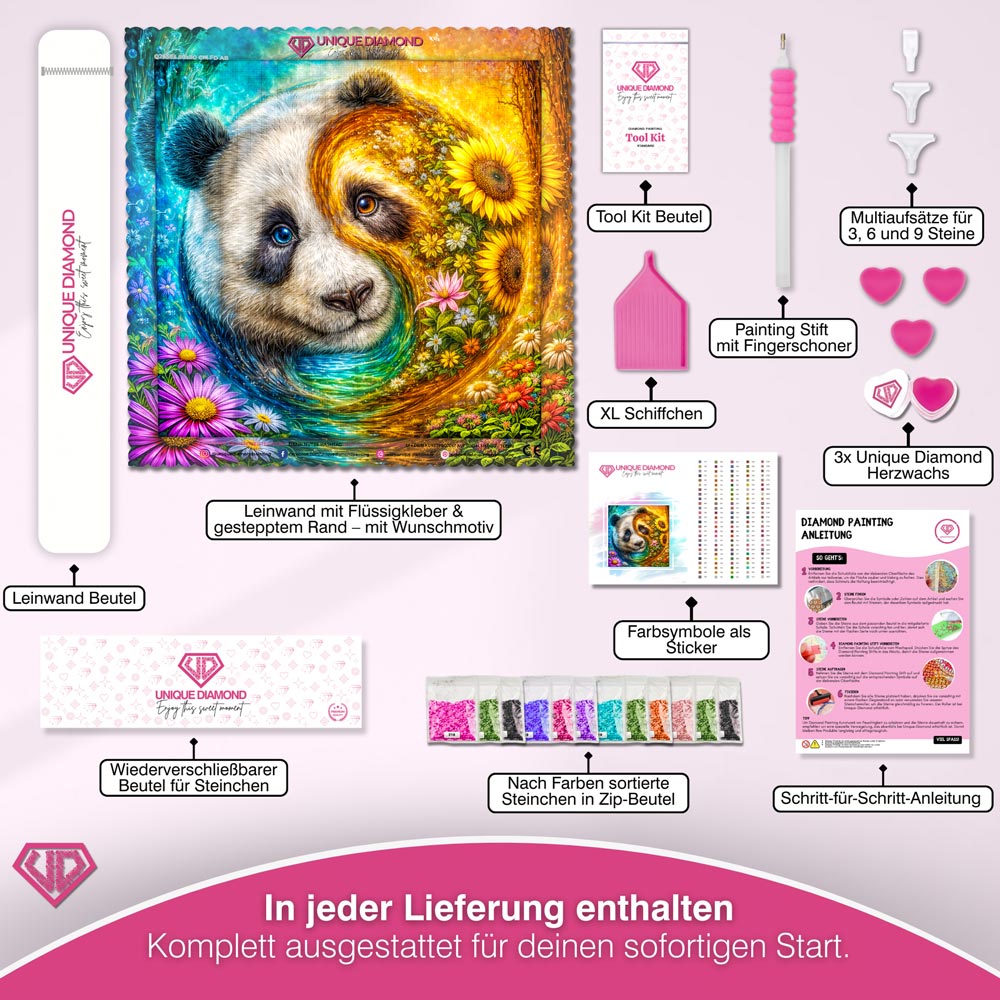 5D Diamond Painting – Yin & Bloom Unique-Diamond