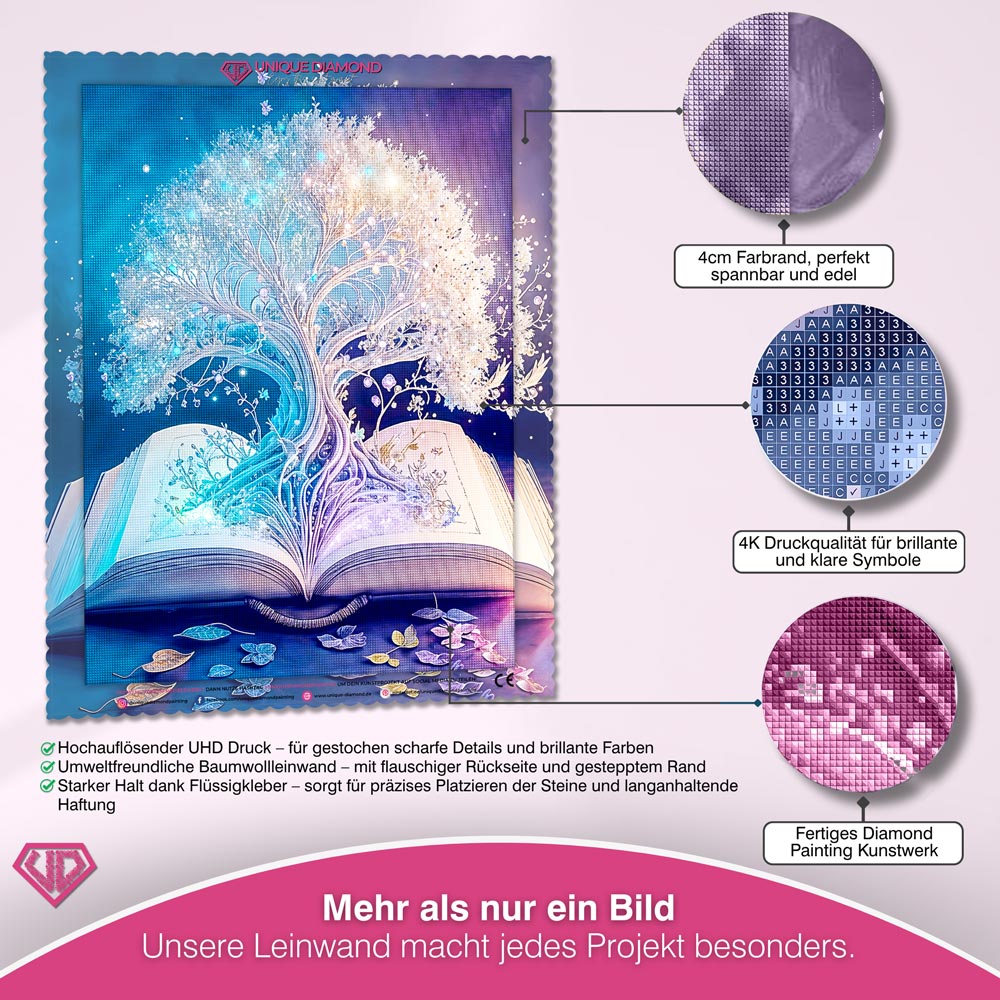 5D Diamond Painting – Zauberbuch Unique-Diamond
