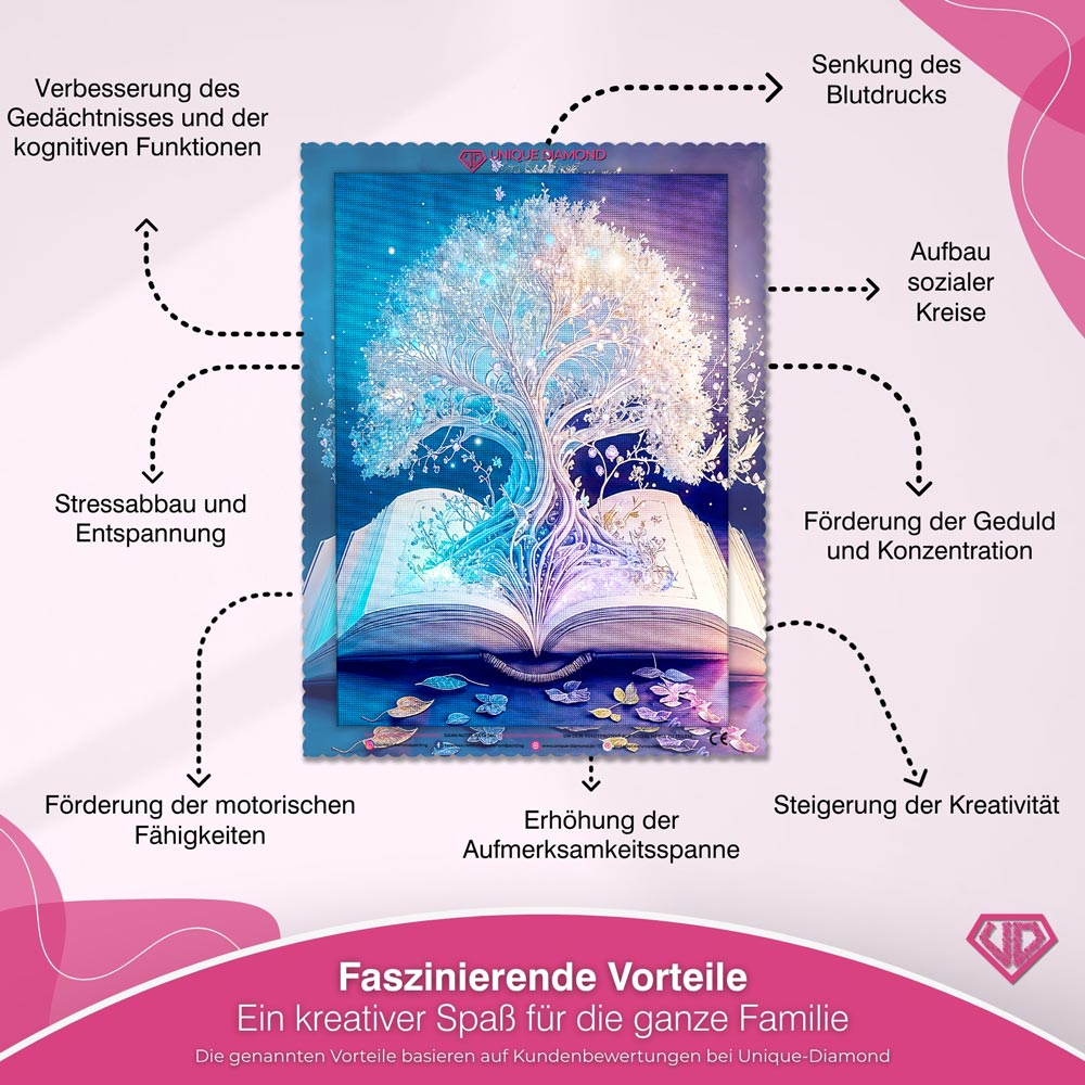 5D Diamond Painting – Zauberbuch Unique-Diamond