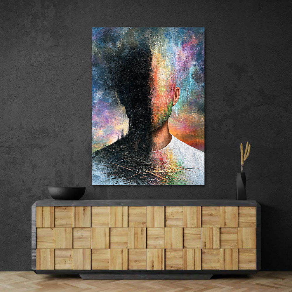 5D Diamond Painting – Zwischen Schatten und Farben