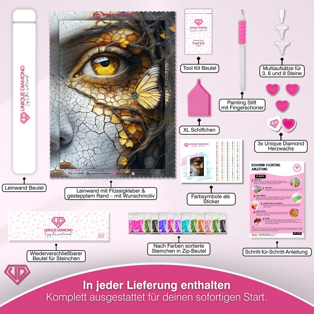 5D Diamond Painting – Das Auge der Natur Unique-Diamond