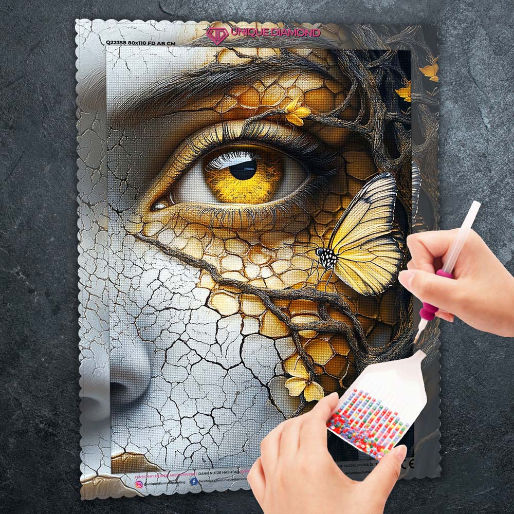 5D Diamond Painting – Das Auge der Natur Unique-Diamond