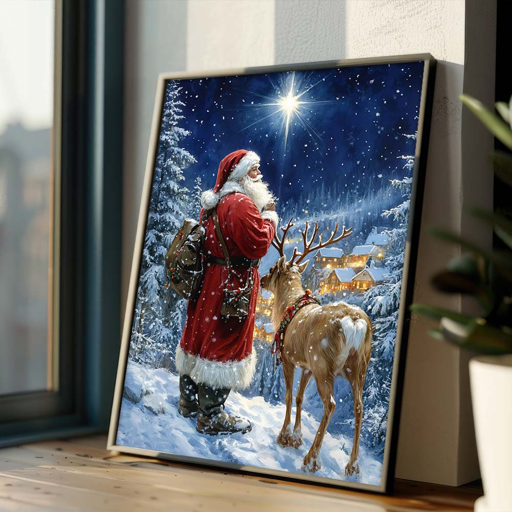 5D Diamond Painting – Der Weihnachtsstern Unique-Diamond