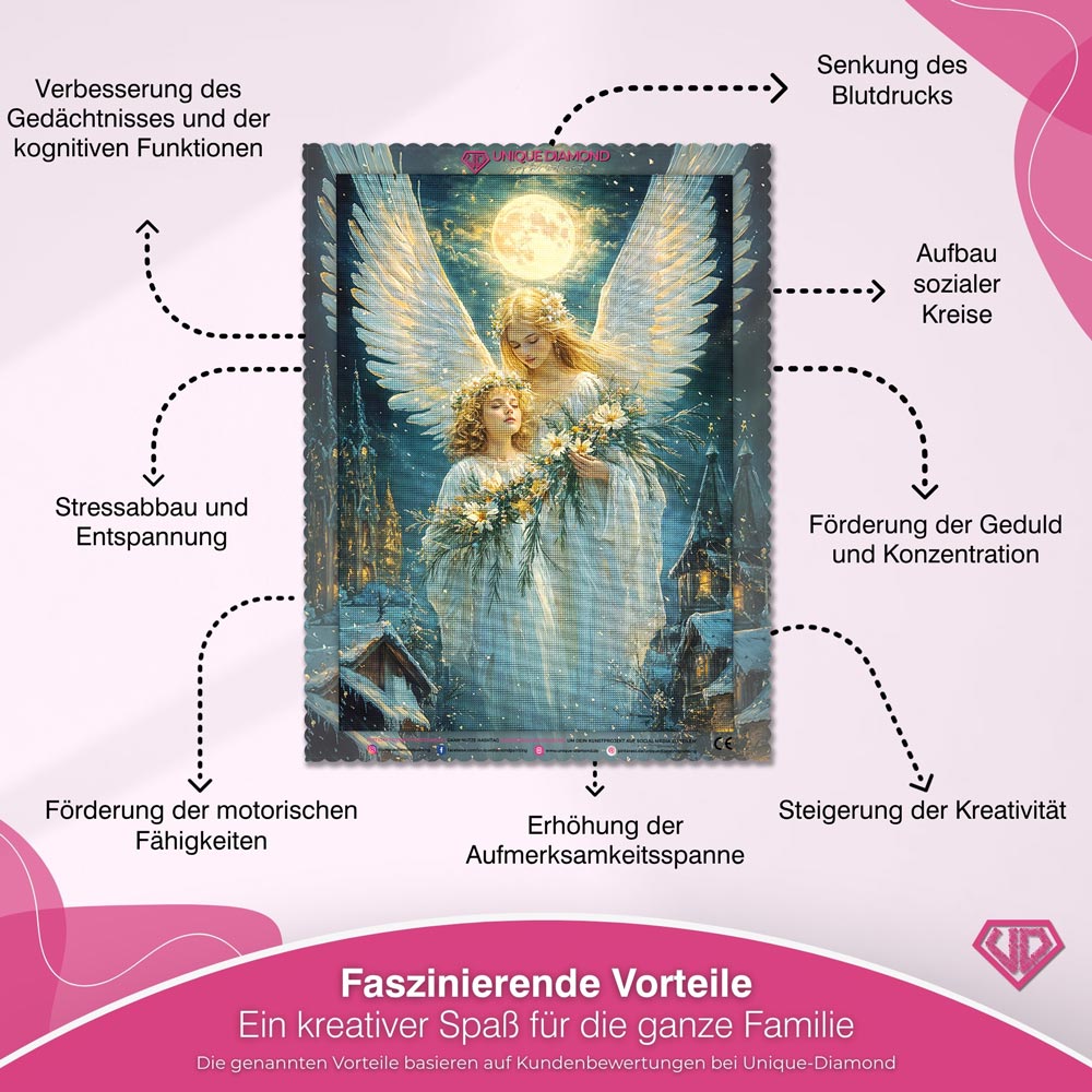 5D Diamond Painting – Engel des Lichts Unique-Diamond