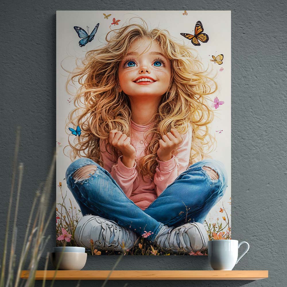 5D Diamond Painting mit AB-Effekt – Sommerfreude, Unique-Diamond