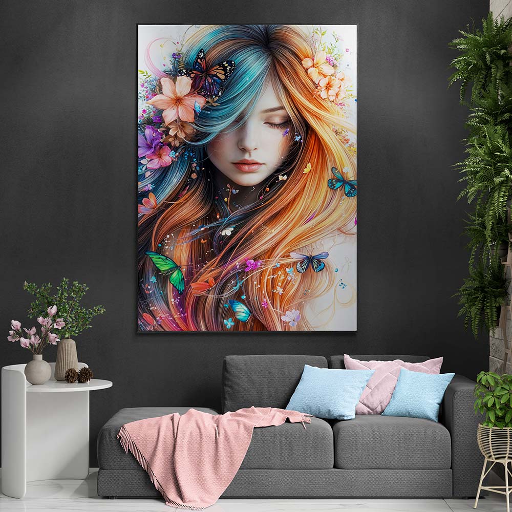 5D Diamond Painting mit AB-Effekt – Traumhafte Naturpoesie mit 100 Farben, Unique-Diamond