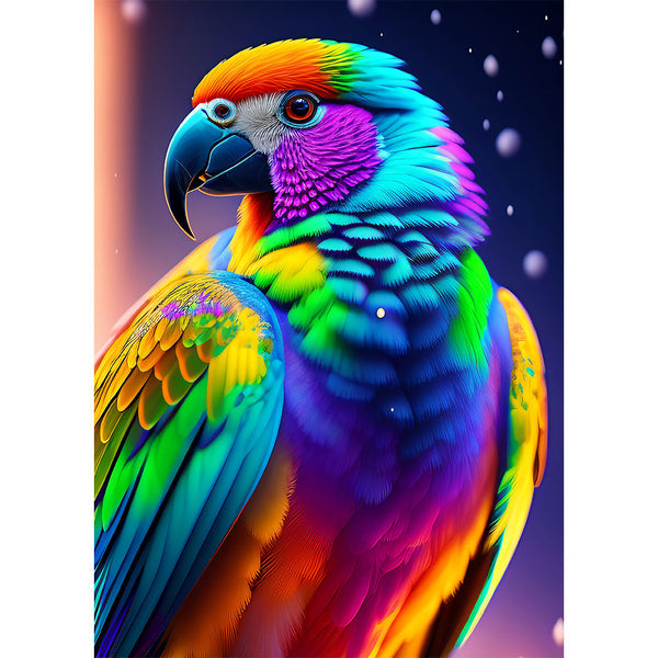 5D Diamond Painting AB Steine Colorful Parrot