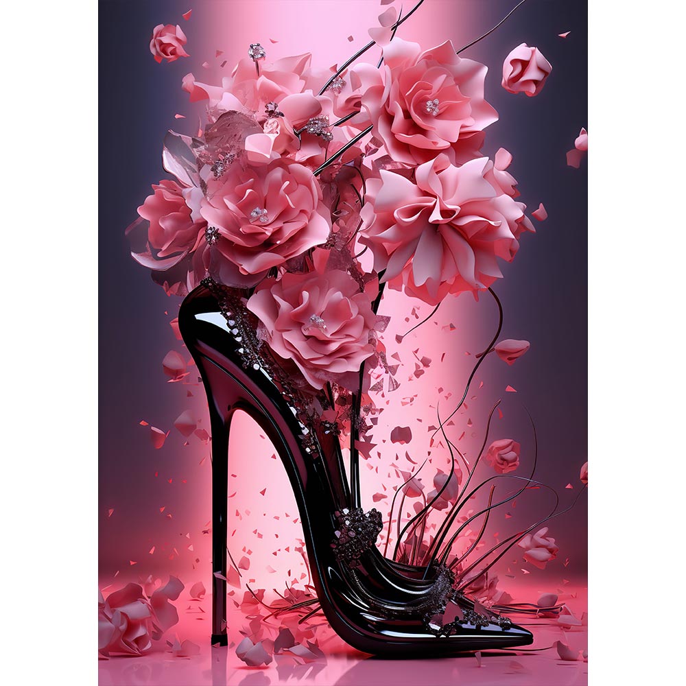 5D Diamond Painting AB Steine High Heels, Unique-Diamond