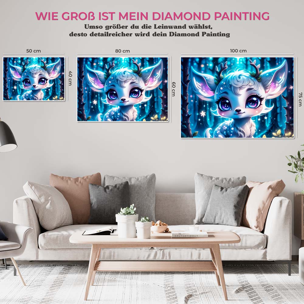 5D Diamond Painting AB Steine Small Cute Deer