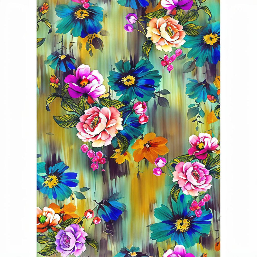 5D Diamond Painting AB Steine Blumenbad - Unique-Diamond