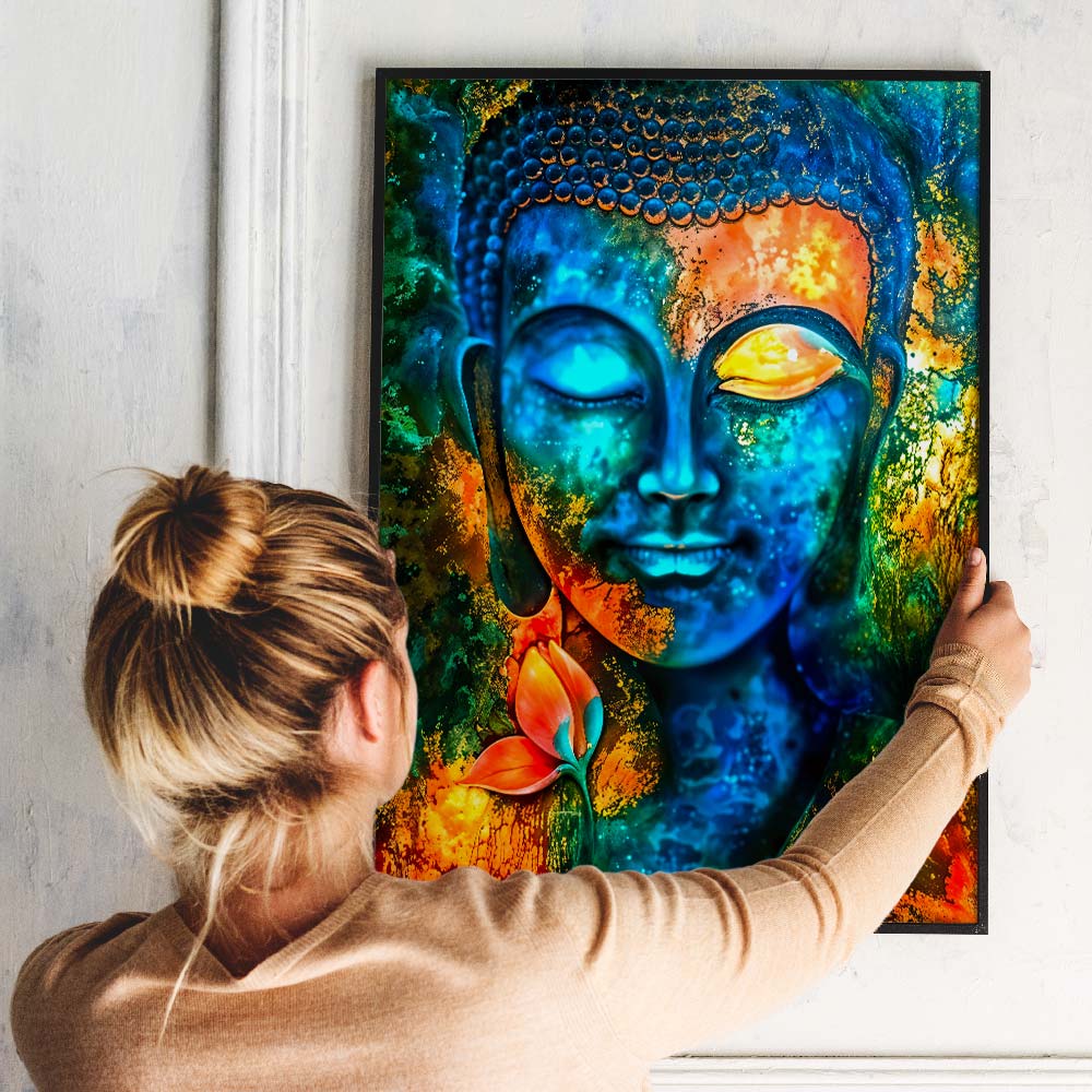 5D Diamond Painting – Buddha Künstler Porträt Unique-Diamond