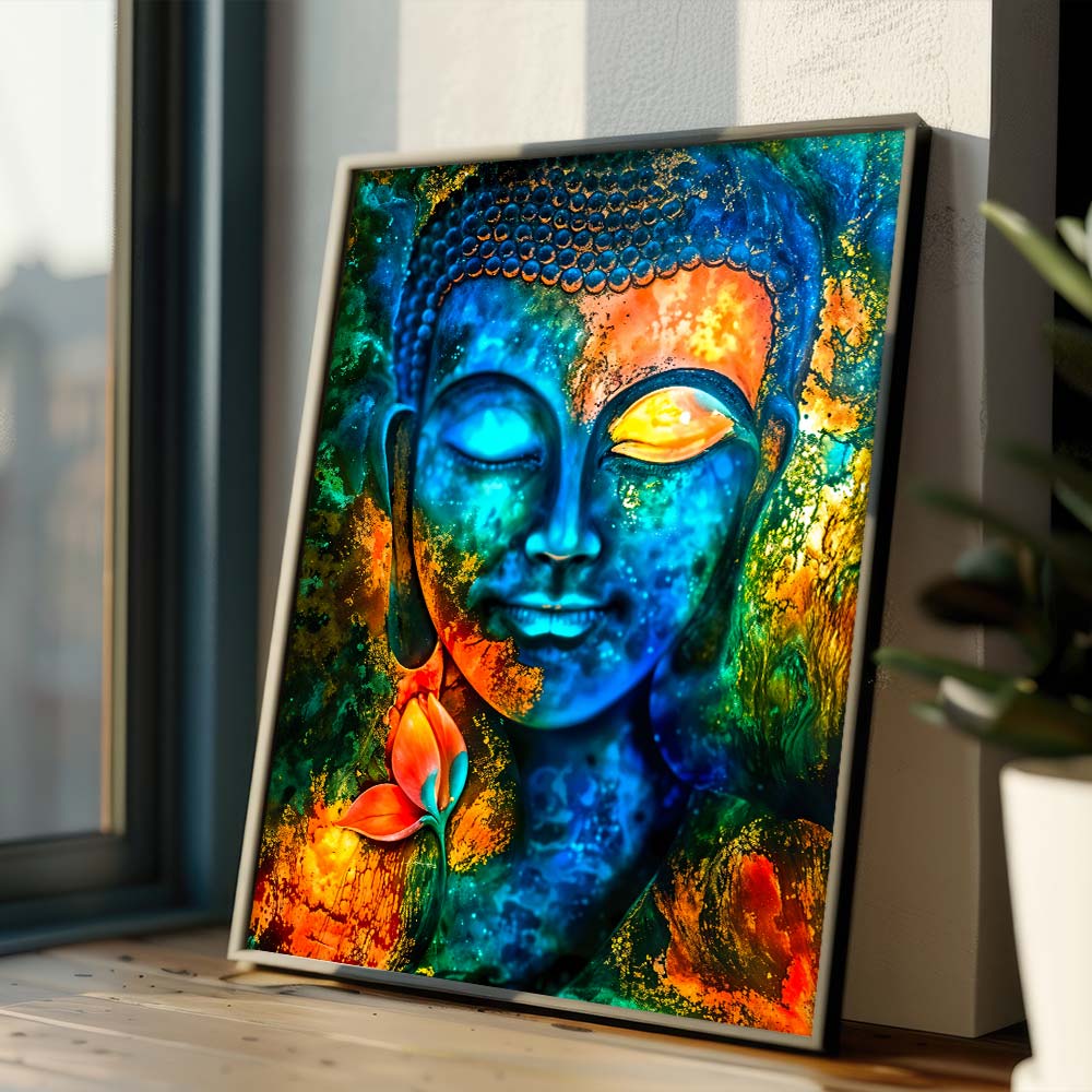 5D Diamond Painting – Buddha Künstler Porträt Unique-Diamond
