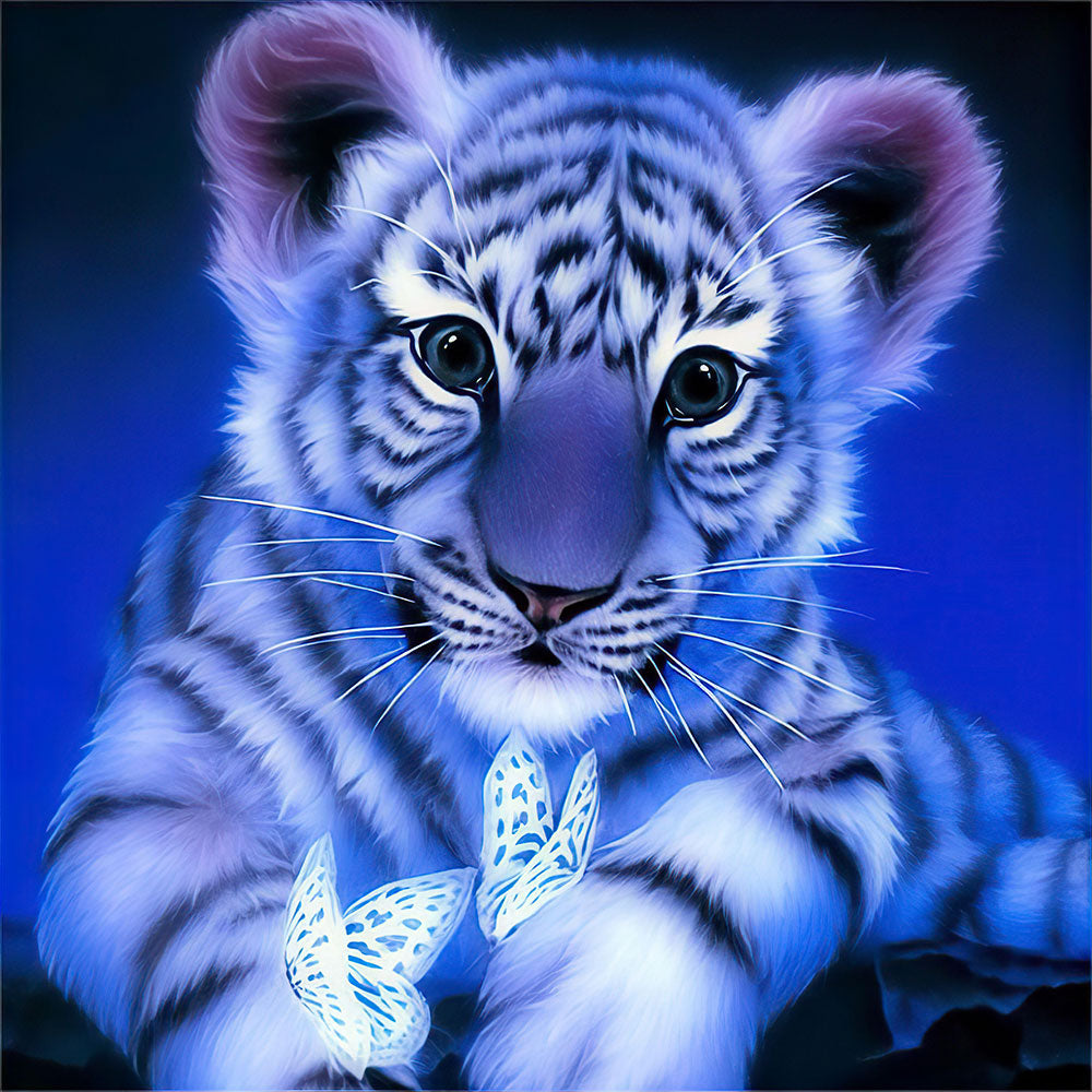 5D Diamond Painting Baby Tiger - Unique-Diamond