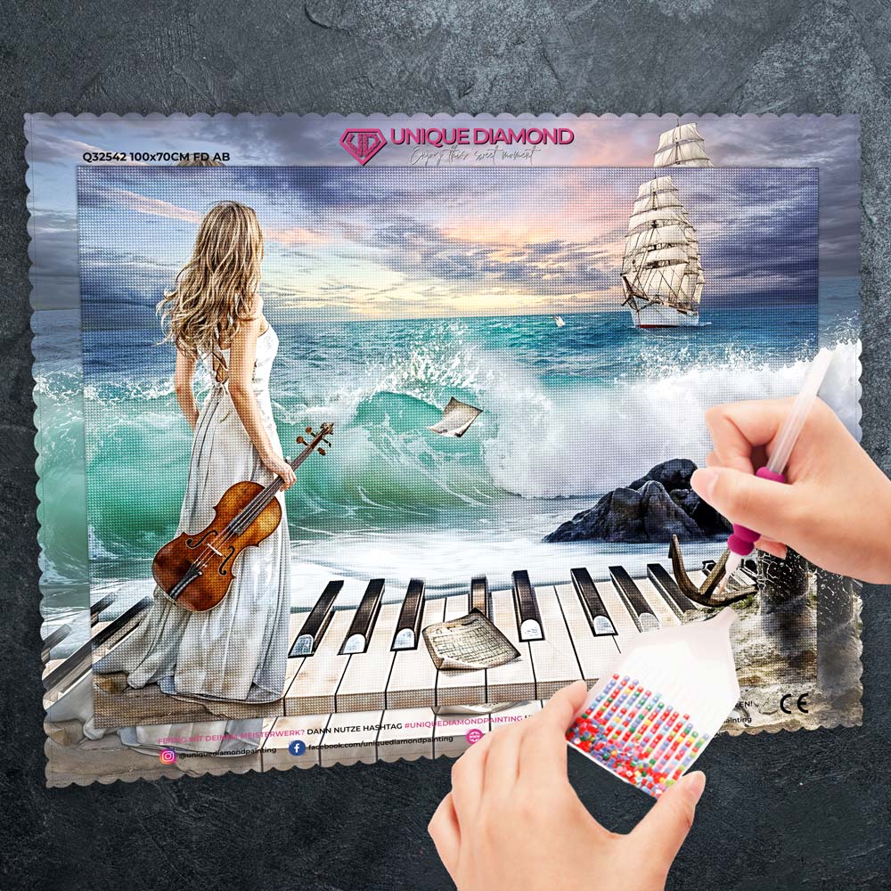 5D Diamond Painting – Die Symphonie der Träume Unique-Diamond