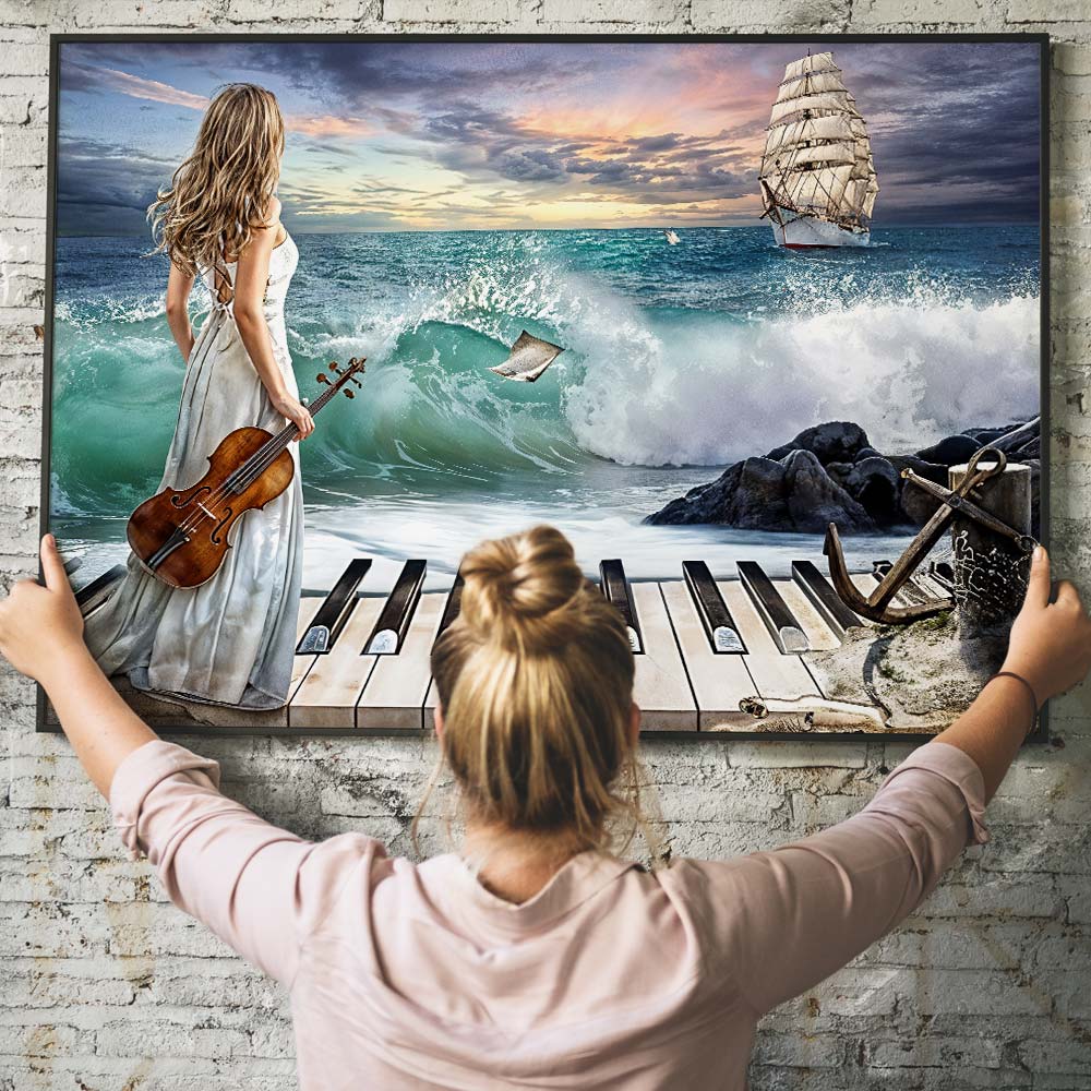 5D Diamond Painting – Die Symphonie der Träume Unique-Diamond
