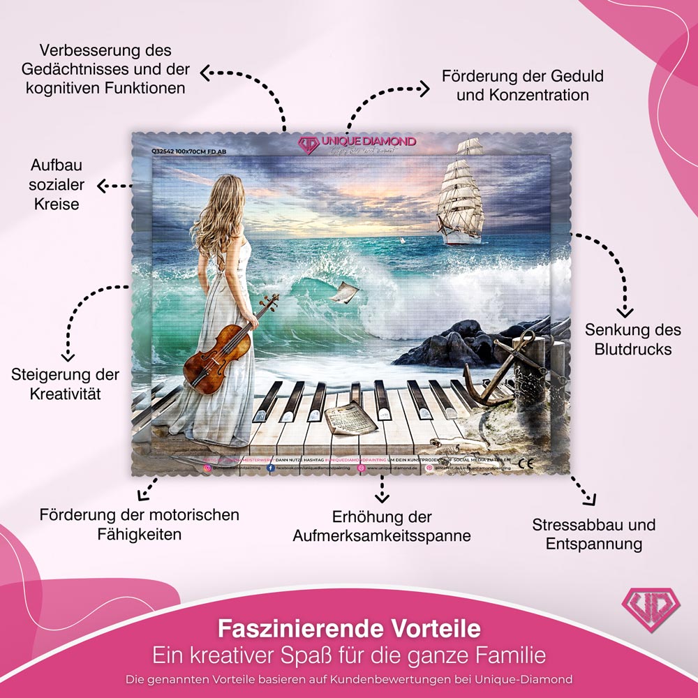 5D Diamond Painting – Die Symphonie der Träume Unique-Diamond