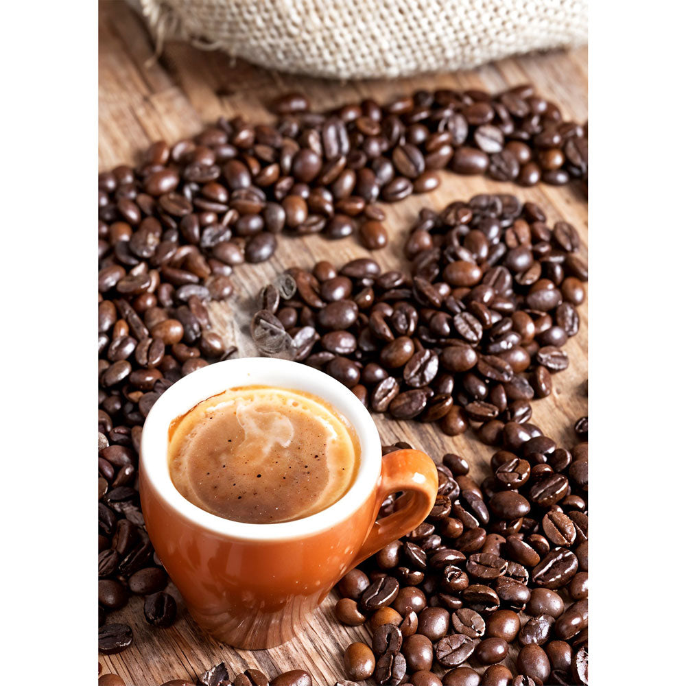 5D Diamond Painting – Herz aus Kaffeebohnen Unique-Diamond