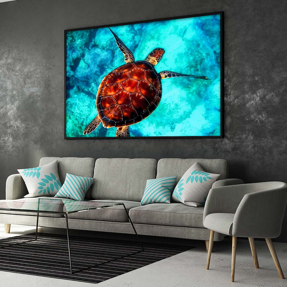 5D Diamond Painting – Ozean Schildkröte Unique-Diamond