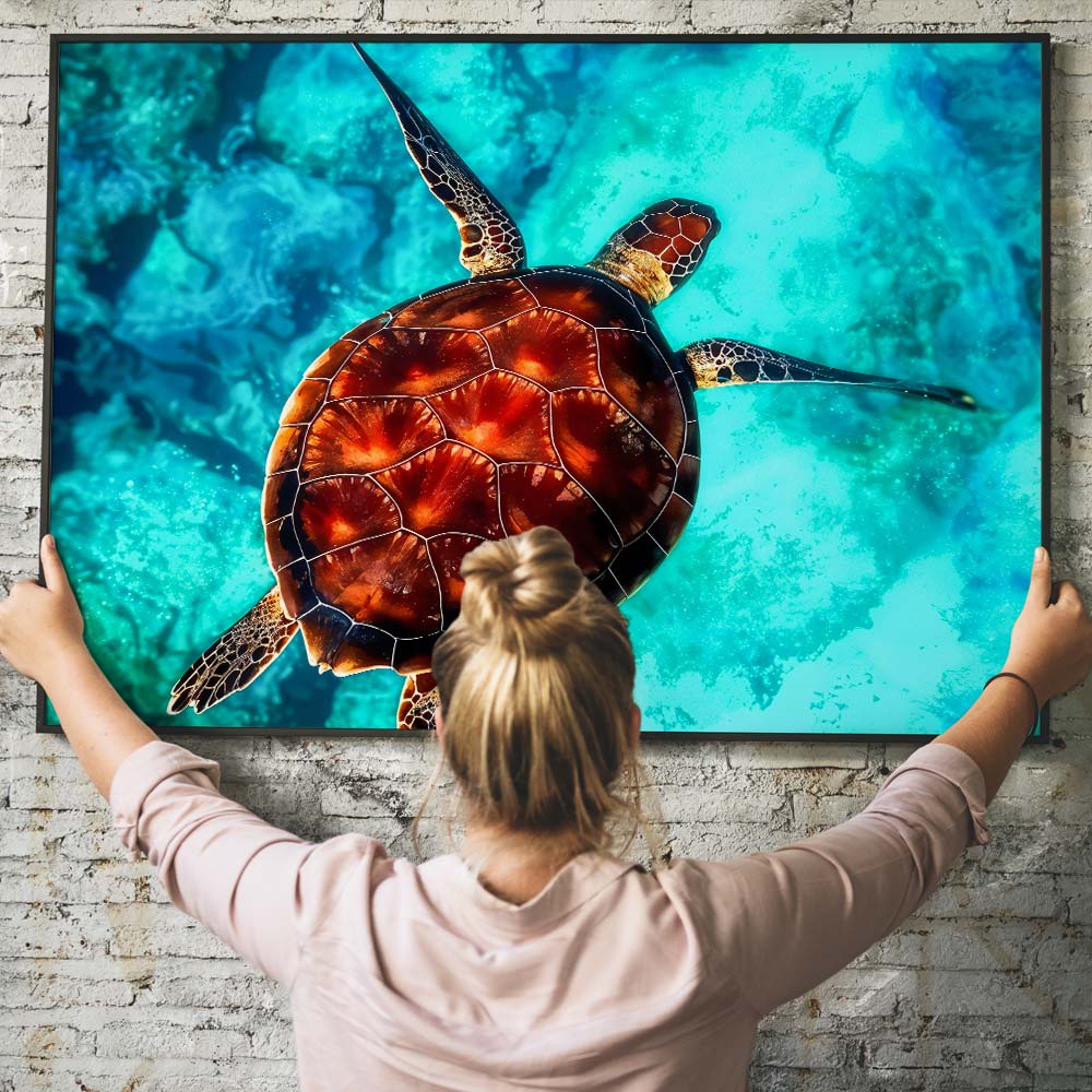 5D Diamond Painting – Ozean Schildkröte Unique-Diamond