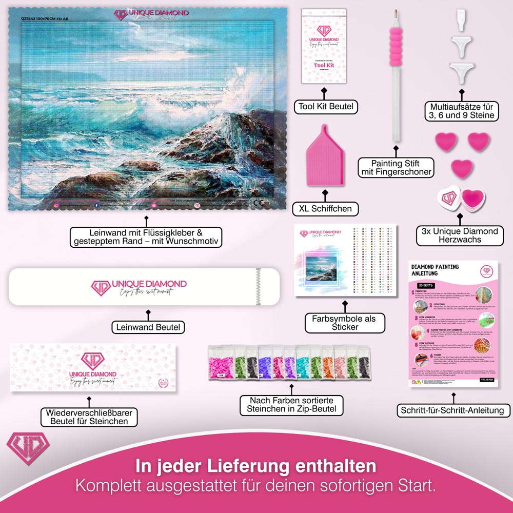 5D Diamond Painting – Ozean Unique-Diamond