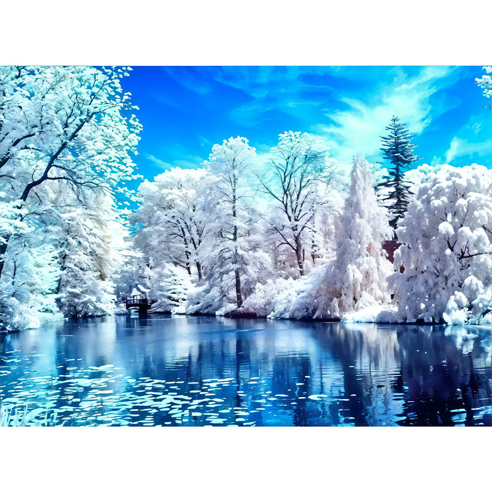 5D Diamond Painting Winterlandschaft - Unique-Diamond