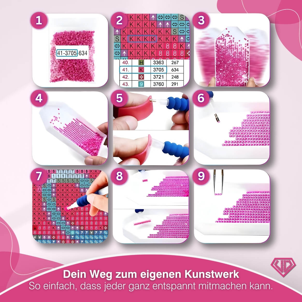 5D Diamond Painting – Tropenblick der Sonne Unique-Diamond