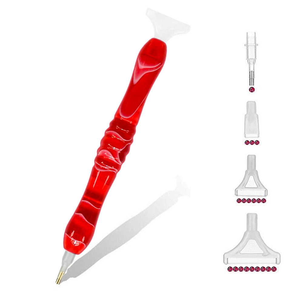 Diamond Painting Ergonomischer Premium Stift - Ruby Flame, Unique-Diamond