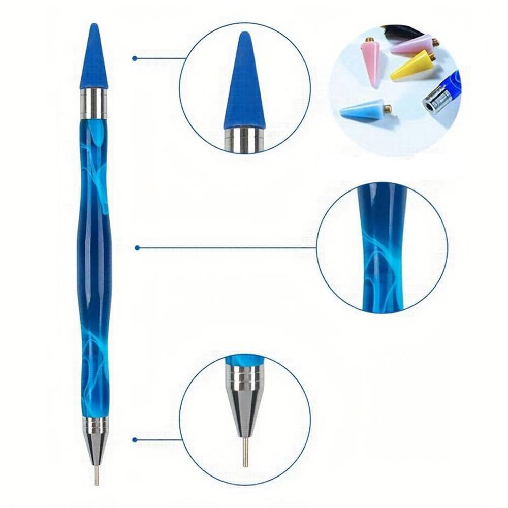 Diamond Painting Ergonomischer Stift für AB Steine in 6 Farben, Unique-Diamond