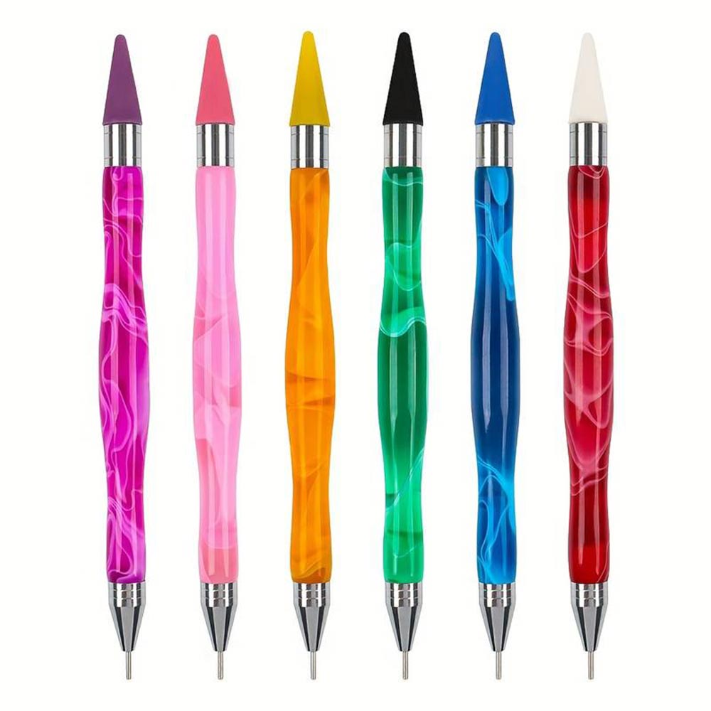 Diamond Painting Ergonomischer Stift für AB Steine in 6 Farben, Unique-Diamond