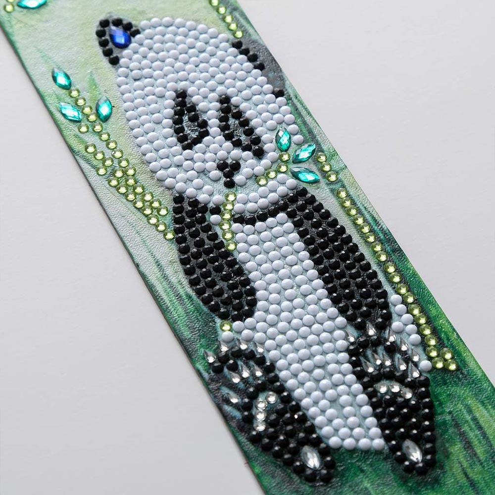 Diamond Painting Lesezeichen Panda, Unique-Diamond