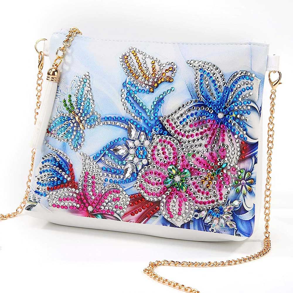 Diamond Painting Tasche Blumen, Unique-Diamond