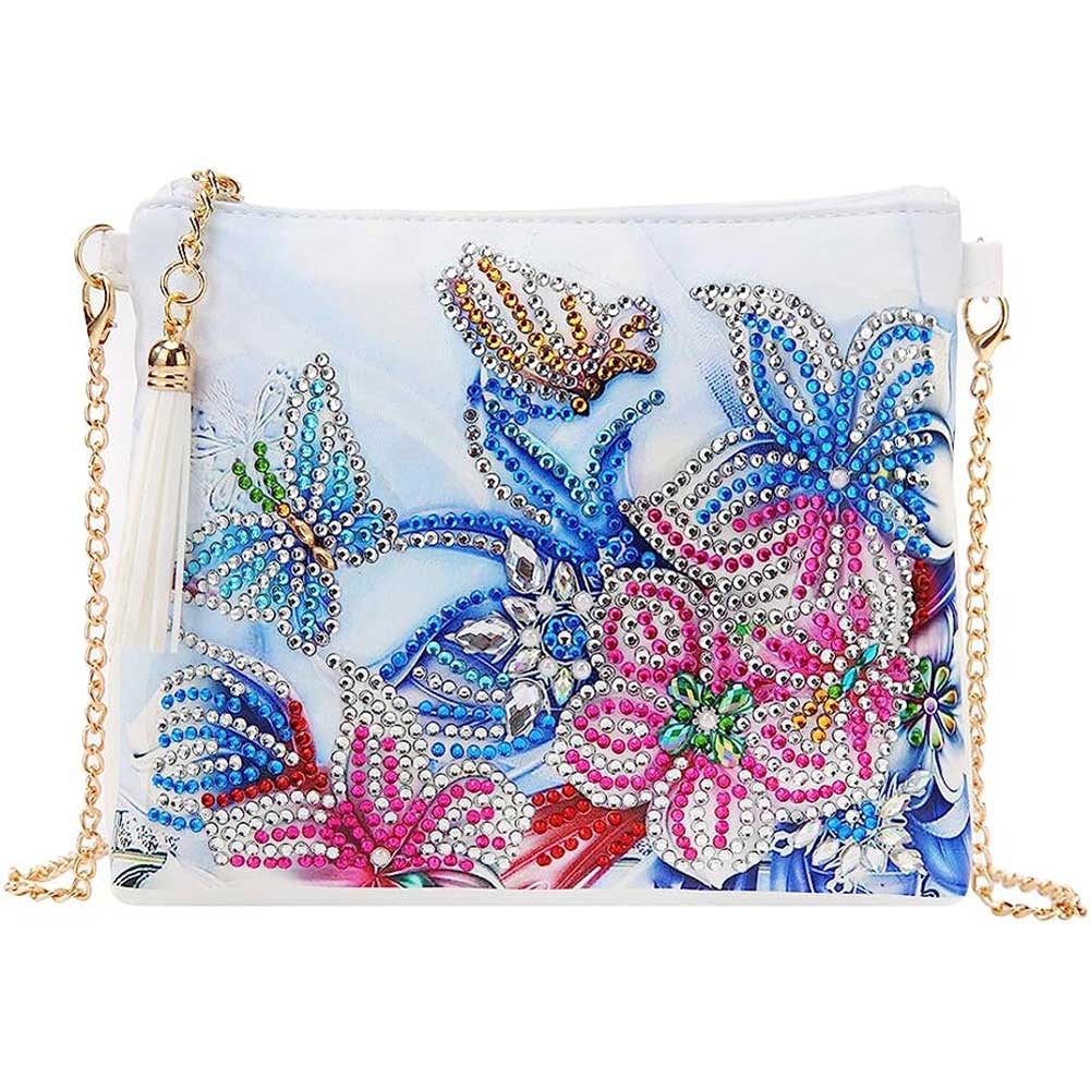 Diamond Painting Tasche Blumen, Unique-Diamond