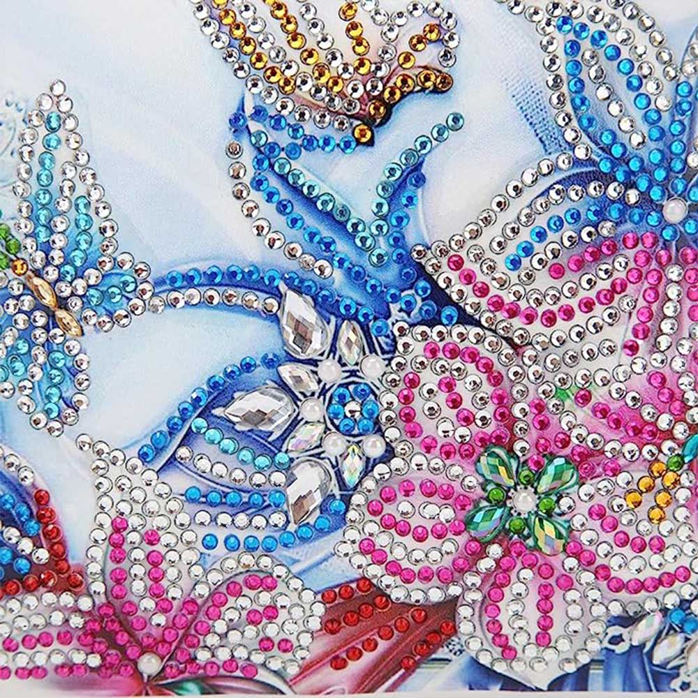 Diamond Painting Tasche Blumen, Unique-Diamond