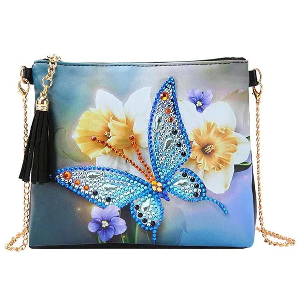 Diamond Painting Tasche Schmetterling, Unique-Diamond