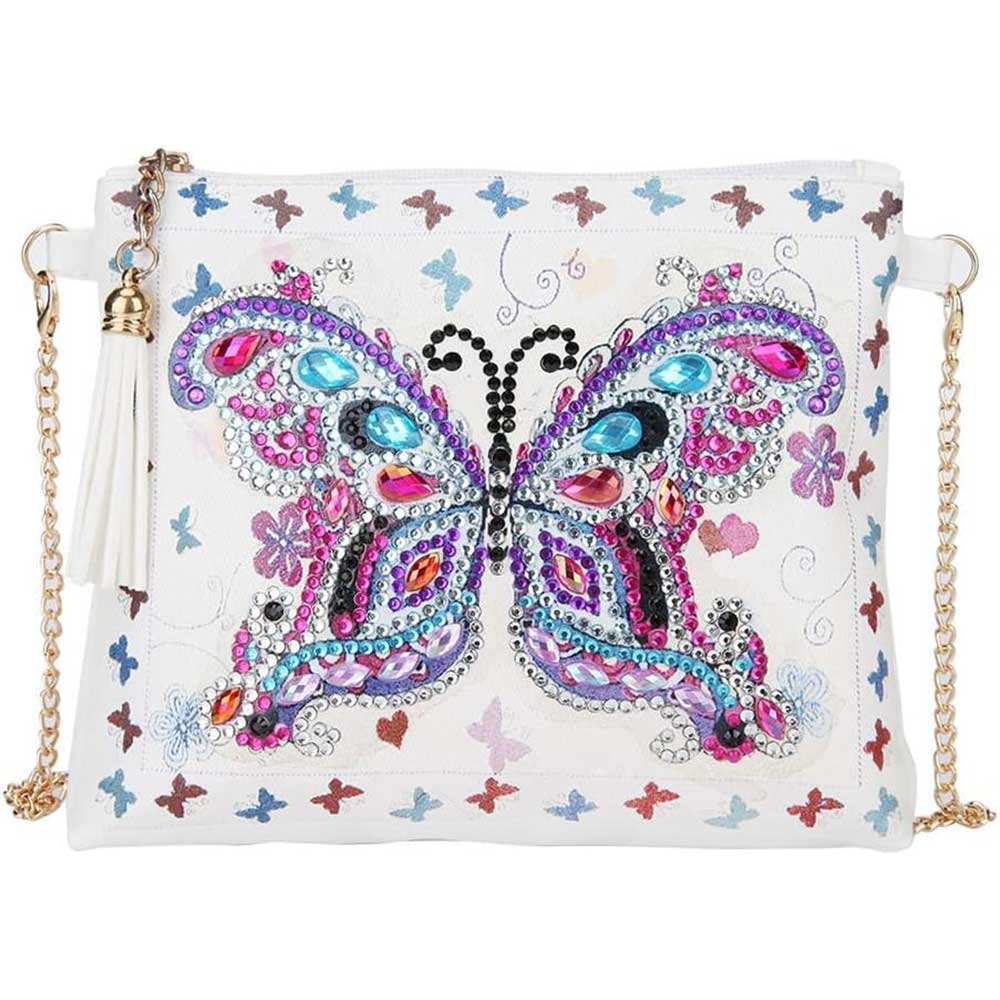 Diamond Painting Tasche Schmetterling, Unique-Diamond