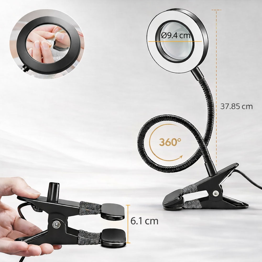 Diamond Painting Vergrößerungslupe mit LED-Lampe, Unique-Diamond