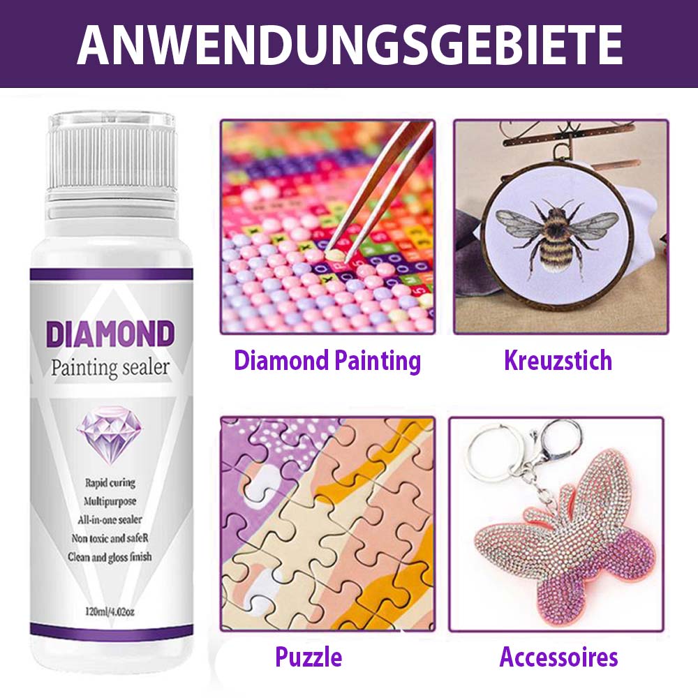 Diamond Painting Hochglanz Versiegelung, Unique-Diamond