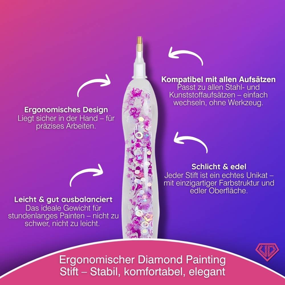 Diamond Painting Ergonomischer Leuchtstift – Zuckerstern