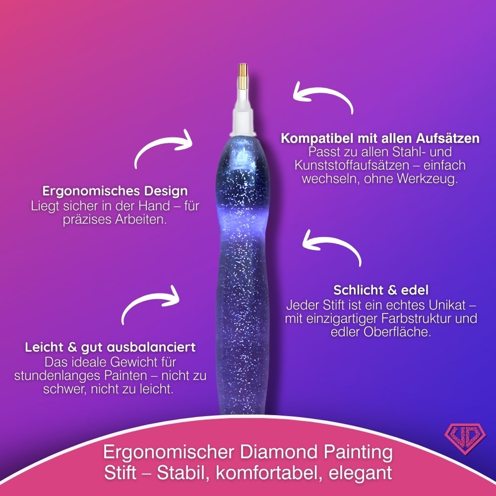 Diamond Painting Ergonomischer Premium-Stift – Galaxy Night Unique-Diamond
