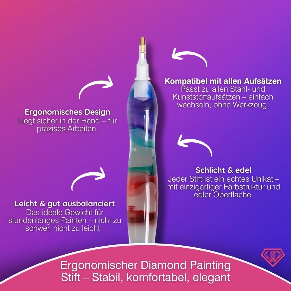 Diamond Painting Ergonomischer Premium-Stift – Twilight Stream Unique-Diamond