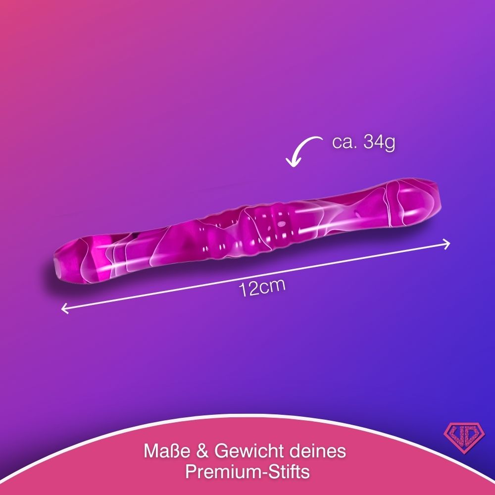 Diamond Painting Ergonomischer Premium-Stift – Fuchsia Twist Unique-Diamond