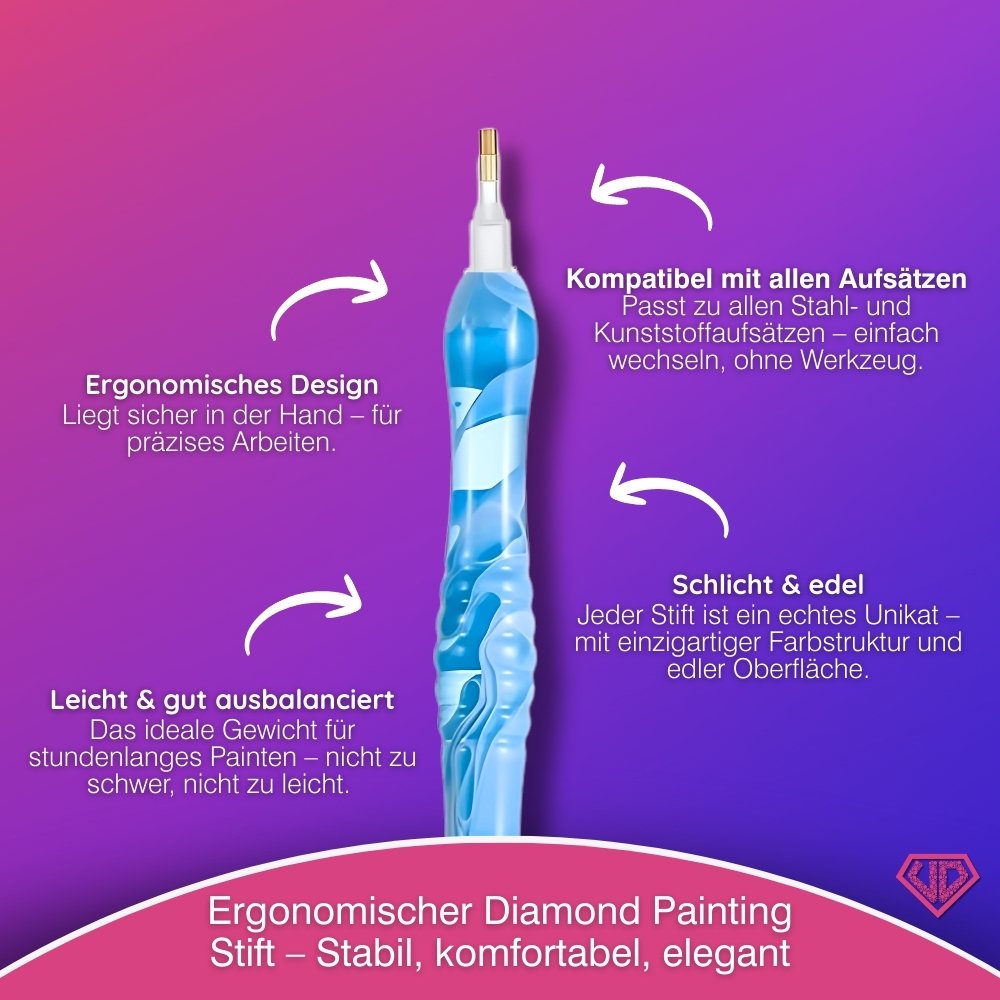 Diamond Painting Ergonomischer Premium-Stift – Arctic Sky, Unique-Diamond