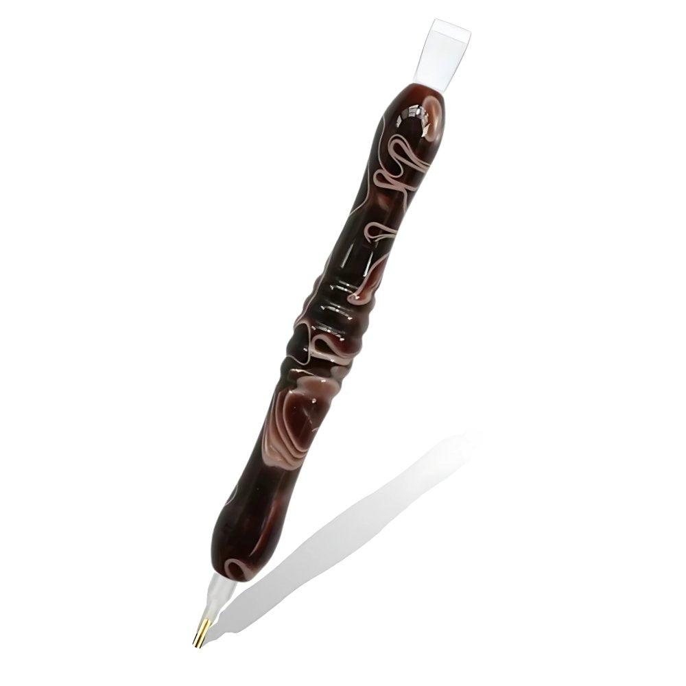 Diamond Painting Ergonomischer Premium-Stift – Mocha Marble Unique-Diamond