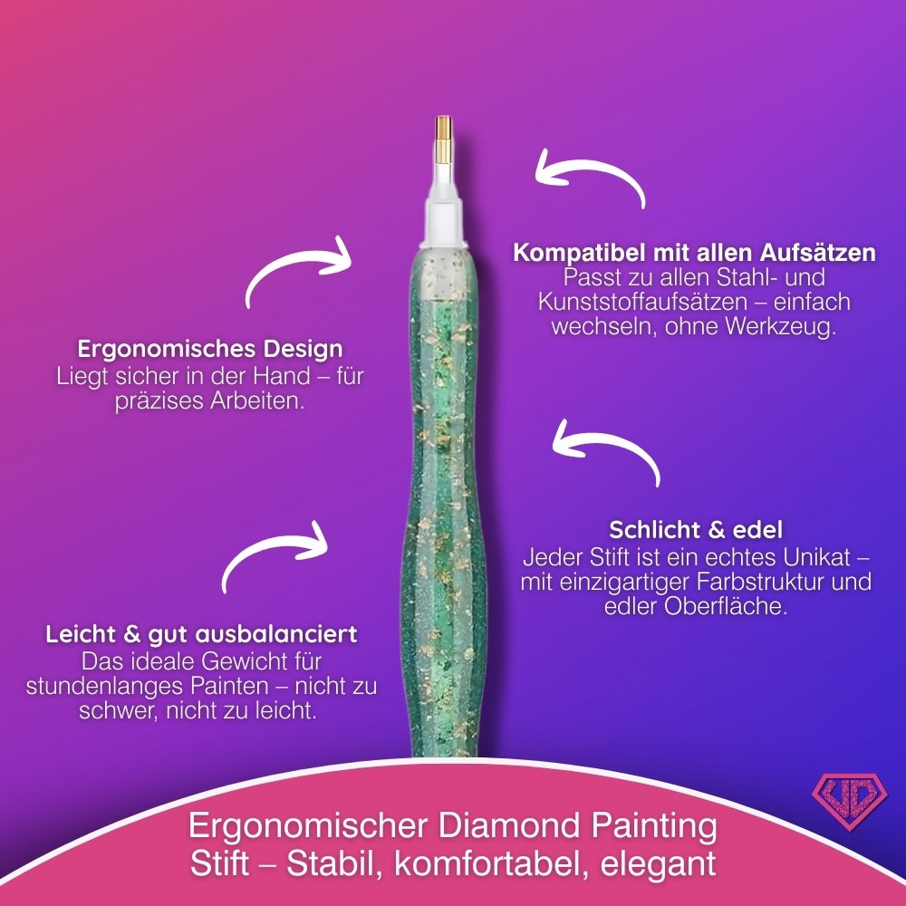 Diamond Painting Ergonomischer Premium Stift - Mystic Forest Unique-Diamond