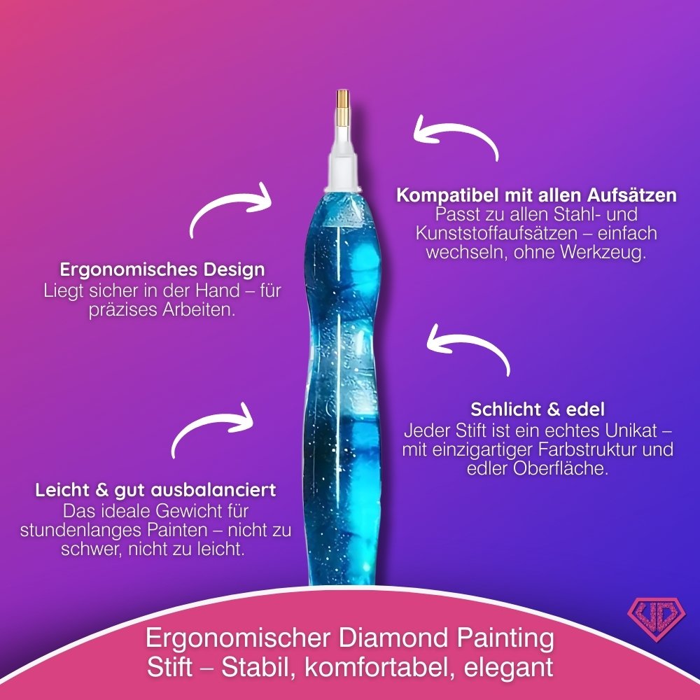 Diamond Painting Ergonomischer Premium Stift - Blue Nebula Unique-Diamond
