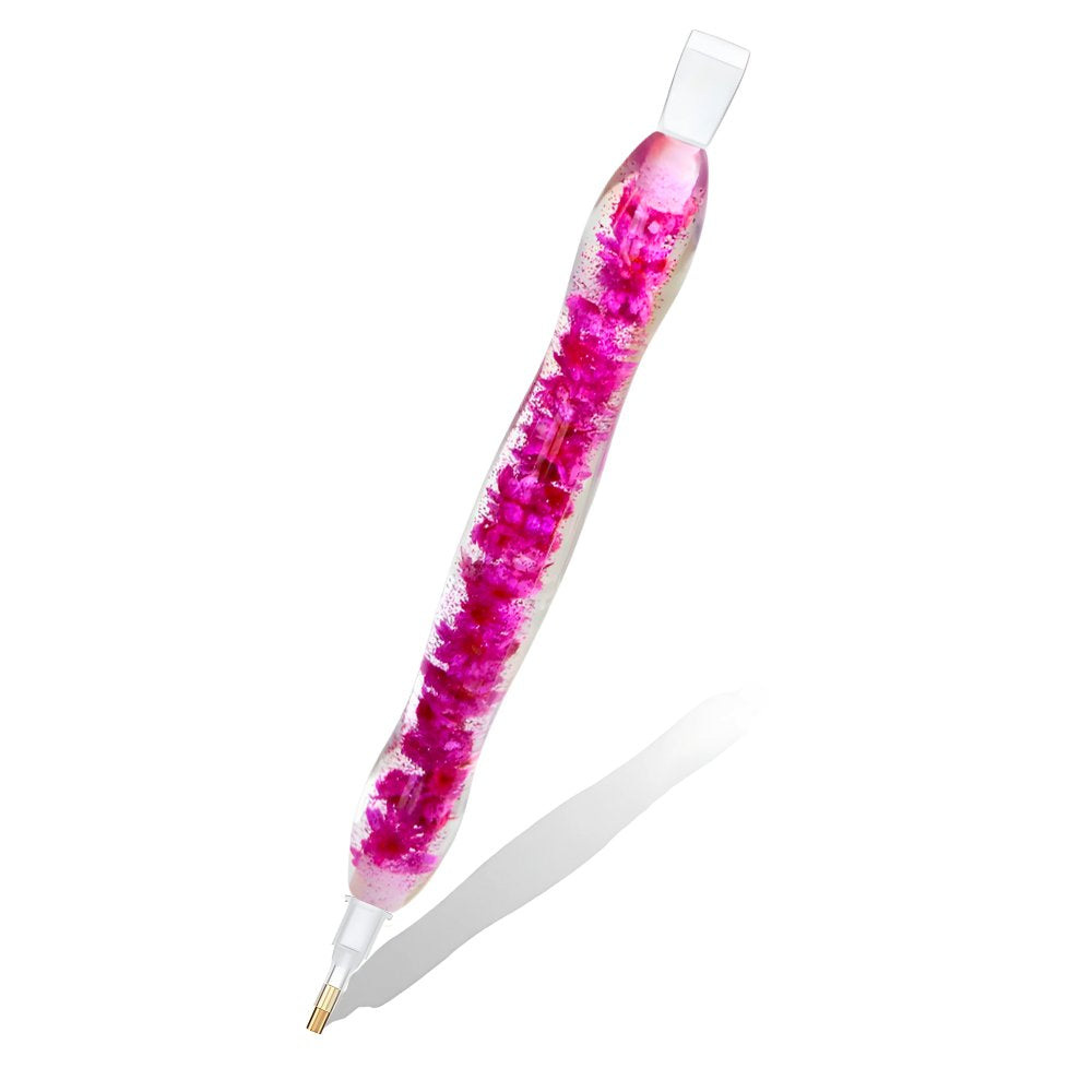 Diamond Painting Ergonomischer Premium-Stift – Pink Blossom Unique-Diamond