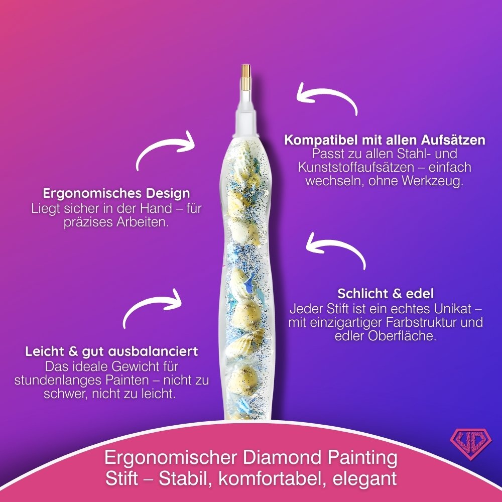 Diamond Painting Ergonomischer Premium-Stift – Ocean Breeze Unique-Diamond