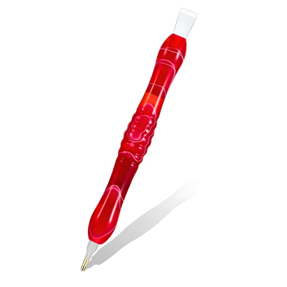 Diamond Painting Ergonomischer Premium Stift - Ruby Flame Unique-Diamond